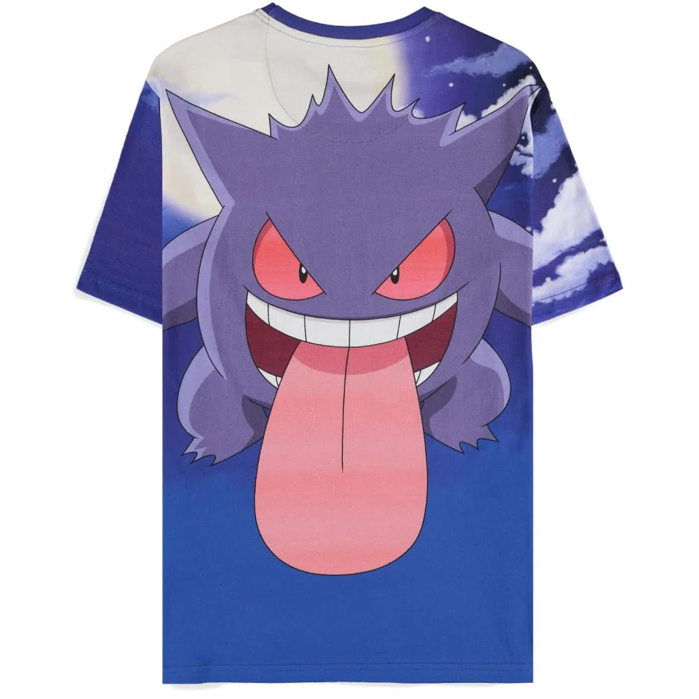 Pokémon T-Shirt Gengar Digital Printed (Men)