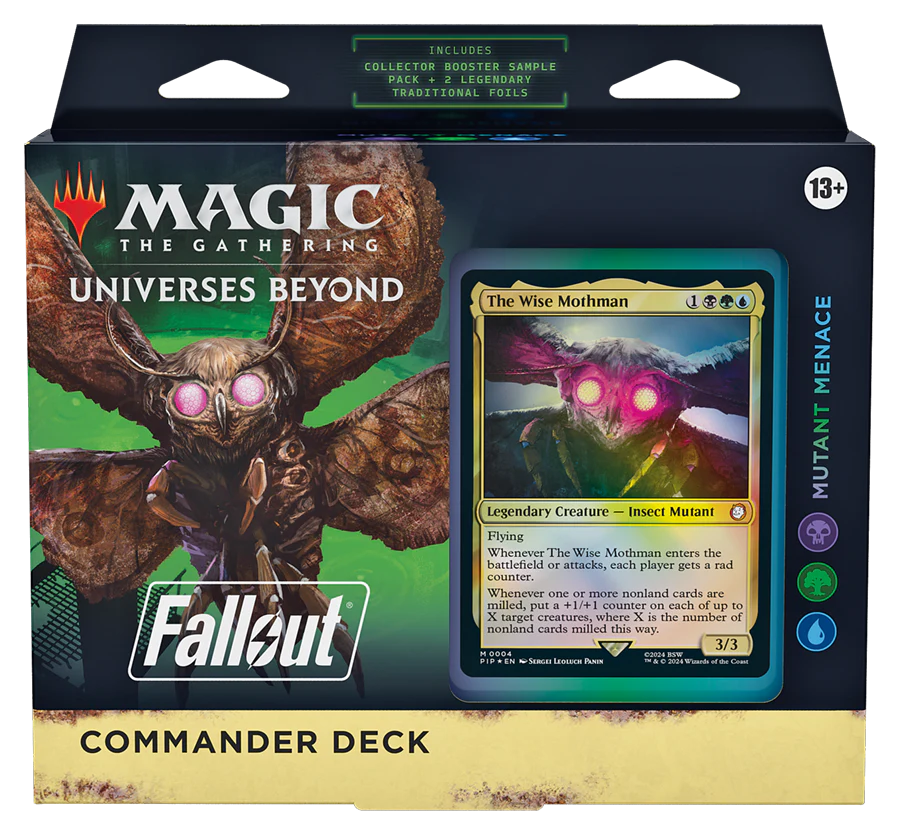 MUTANT MENACE FALLOUT COMMANDER DECK