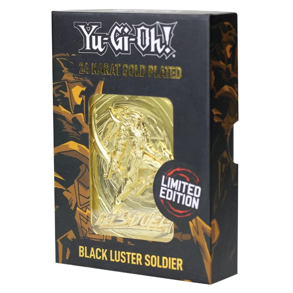 Yu-Gi-Oh! 24k Gold Plated Collectible Black Luster Soldier
