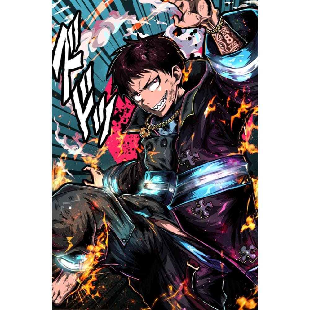 Acrylic Art Fire Force Shinra