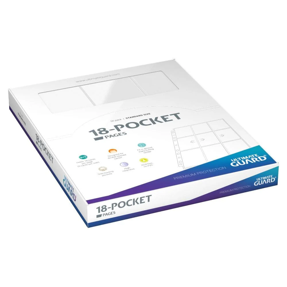 Ultimate Guard Standard Size 18-Pocket Side-Loading Supreme Pages Multicolor