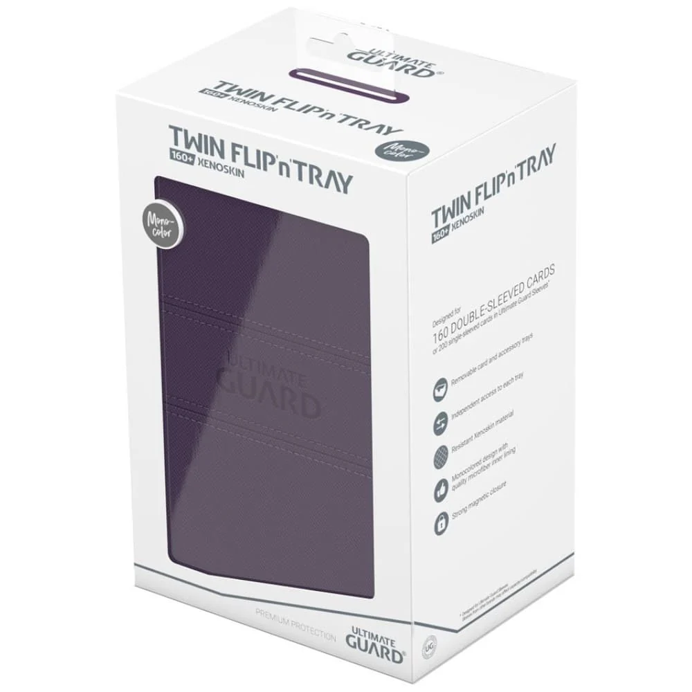 Ultimate Guard Twin Flip n Tray XenoSkin 160+ Monocolor