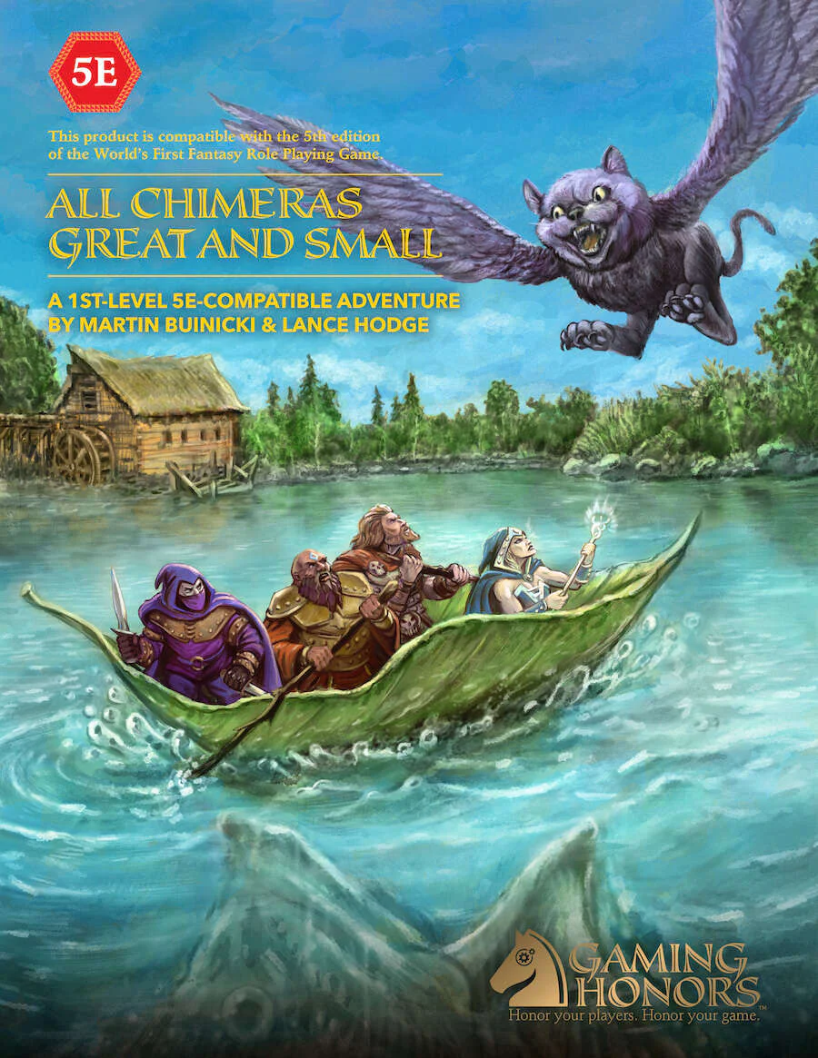 ALL CHIMERAS GREAT & SMALL 5E 1st LEVEL