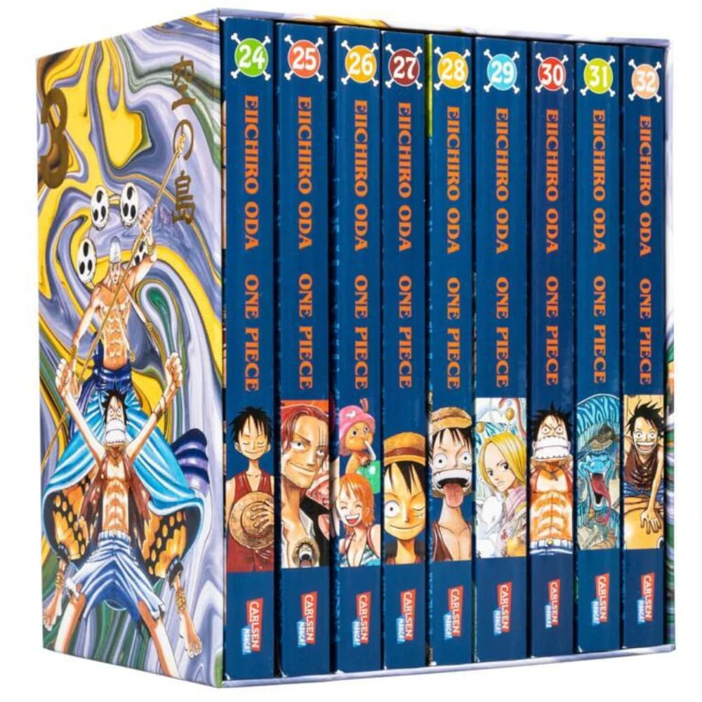 One Piece Manga Sammelschuber 3: Skypia (including Band 24-32) German