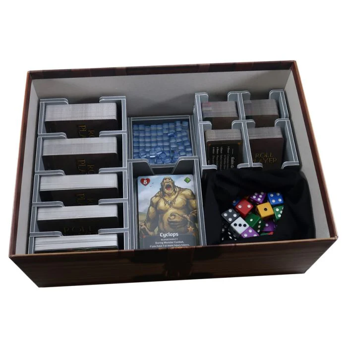 ROLL PLAYER & EXPANSIONS FOLDED SPACE BOX ORGANIZER INSERT