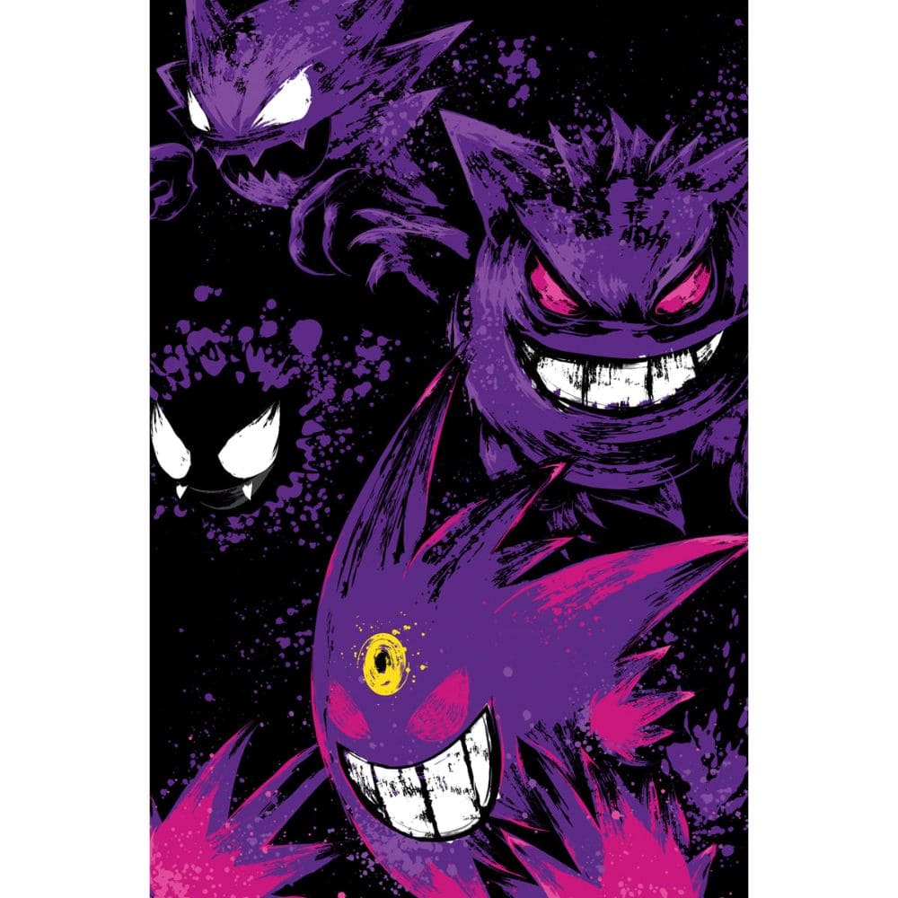 Acrylic Art Pokemon Ghost Evolution