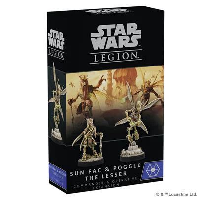 STAR WARS LEGION SUN FAC & POGGLE THE LESSER