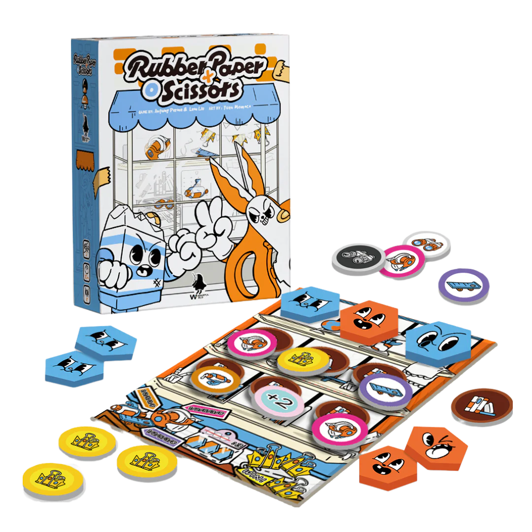 RUBBER PAPER SCISSORS