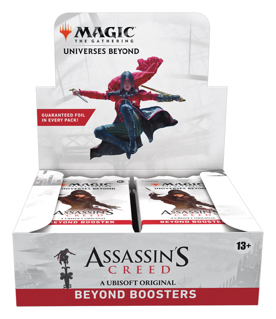 UNIVERSES BEYOND ASSASSIN'S CREED BEYOND BOOSTER BOX MAGIC THE GATHERING