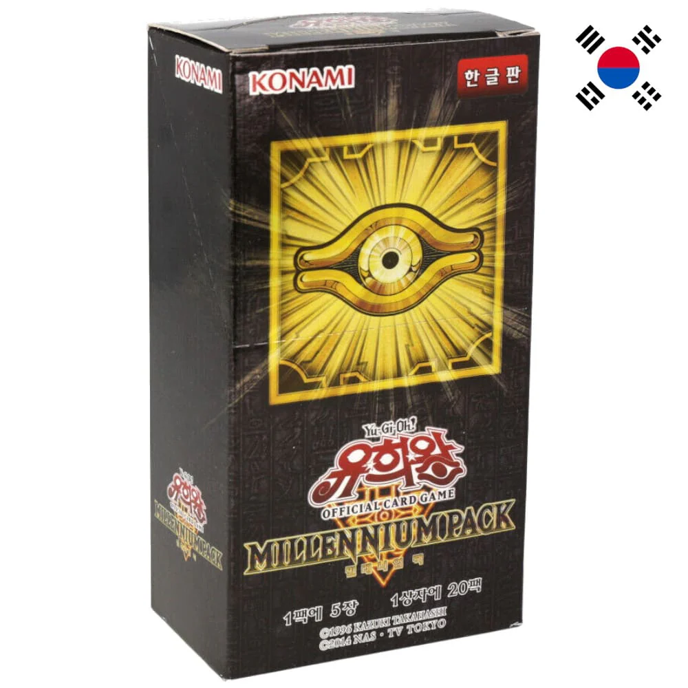Yu-Gi-Oh! Millennium Pack 20 display Korean