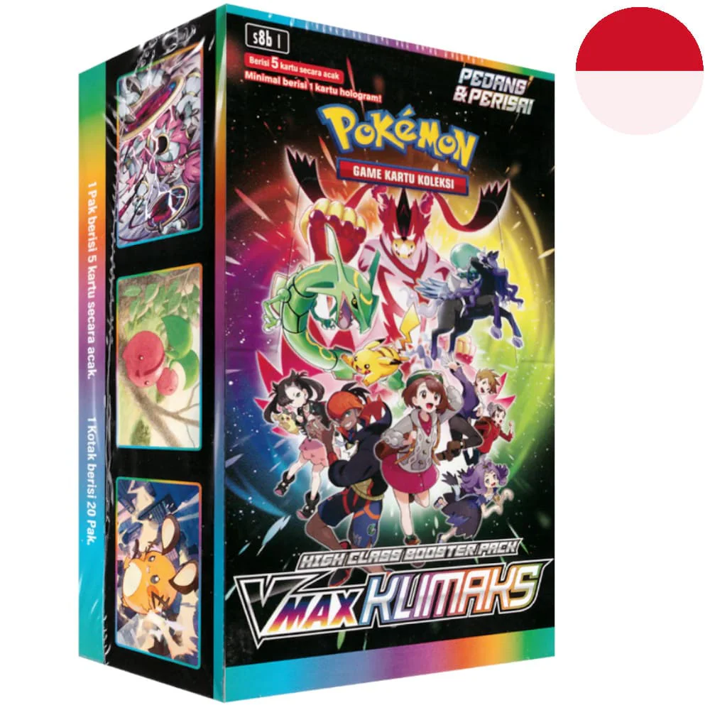 Pokemon VMAX Climax 20 display Indonesian