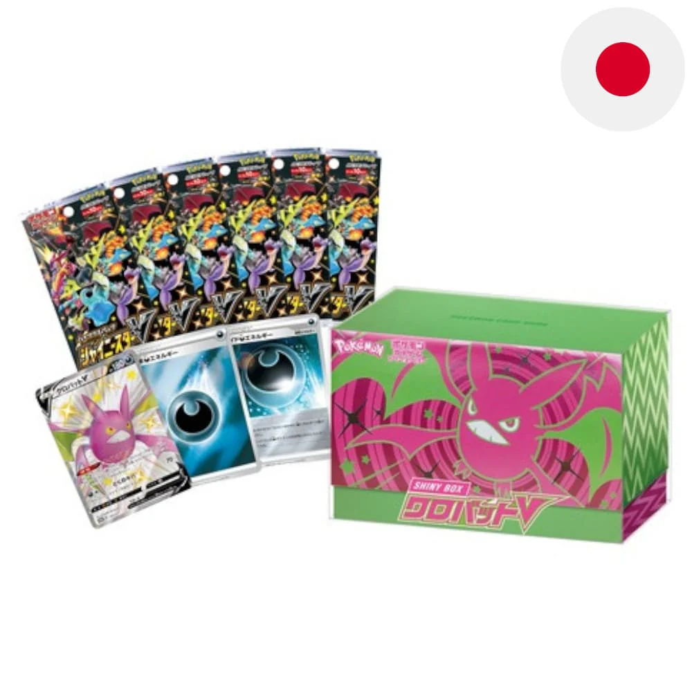 Pokemon Crobat V Shiny Box Japanese
