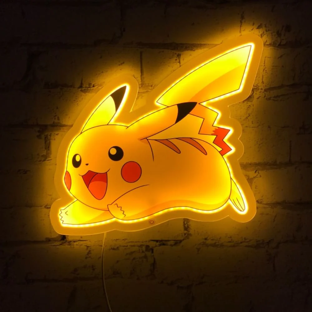Pokemon LED Wall Lamp Pikachu 22cm