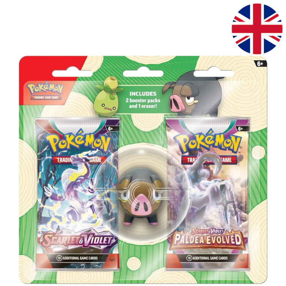 Pokemon Back to School Eraser Blister Lechonk