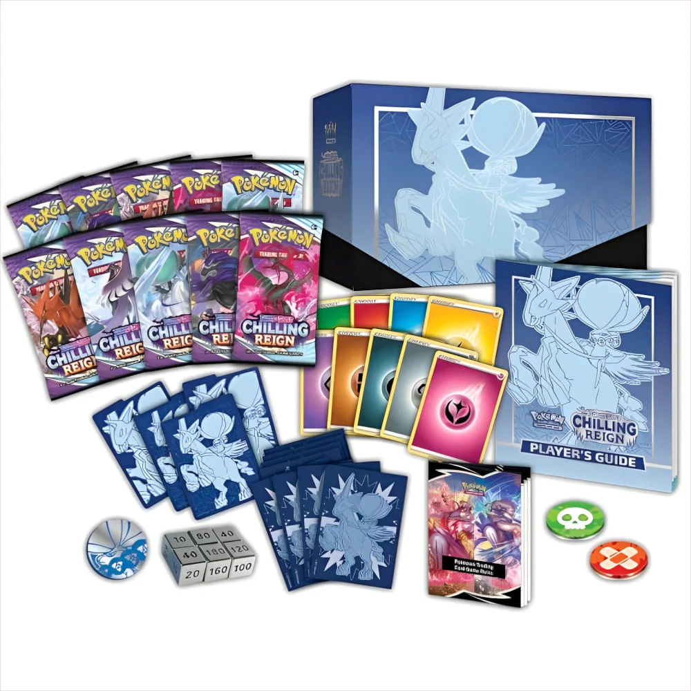 Pokemon Chilling Reign Pokemon Center Elite Trainer Box Ice Rider