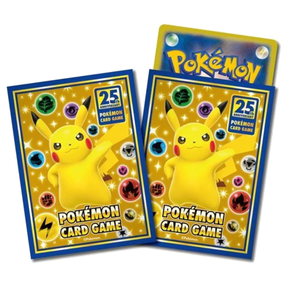 Pokemon Center Sleeves 25th Anniversary Collection 64 pieces