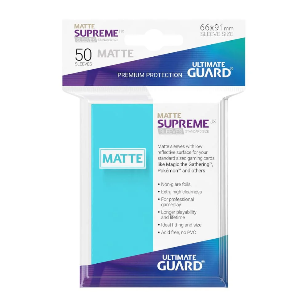 Ultimate Guard Standard Size Supreme UX Sleeves 50 pieces Matte Multicolor
