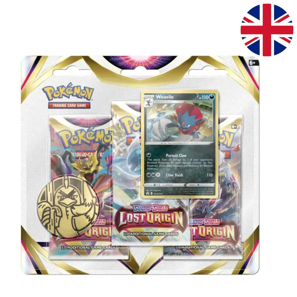 Pokemon Lost Origin 3er Blister Weavile