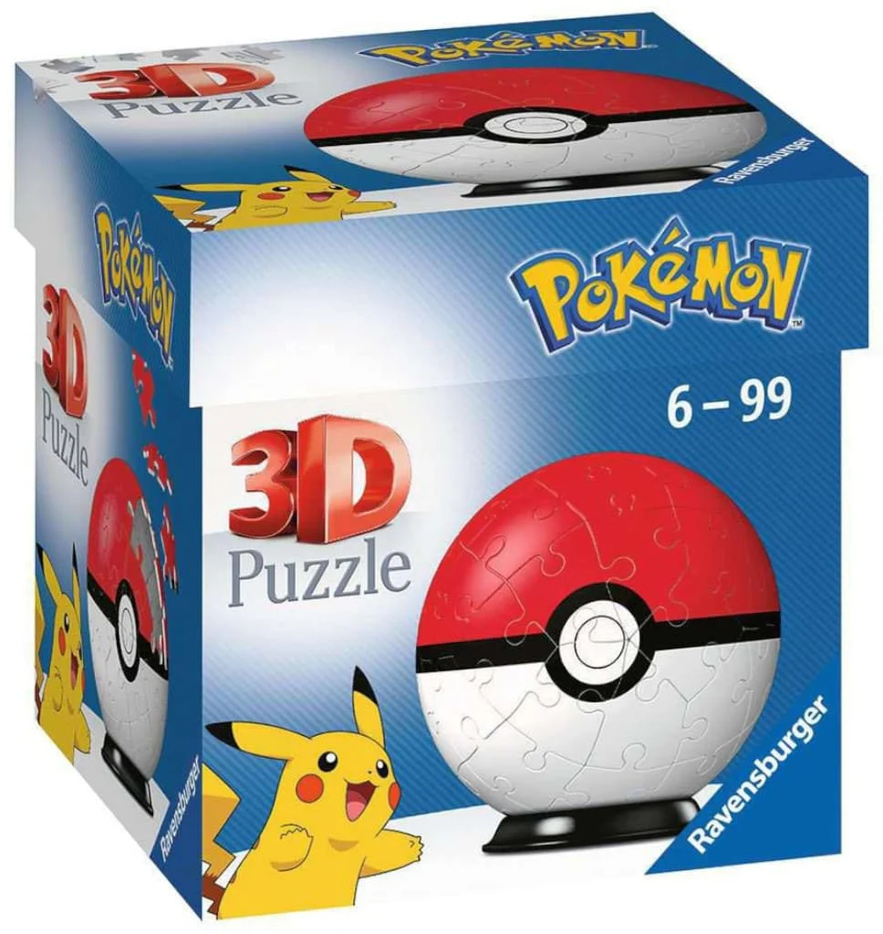 Pokemon 3D Puzzle Pokéballs Classic (55 pieces)