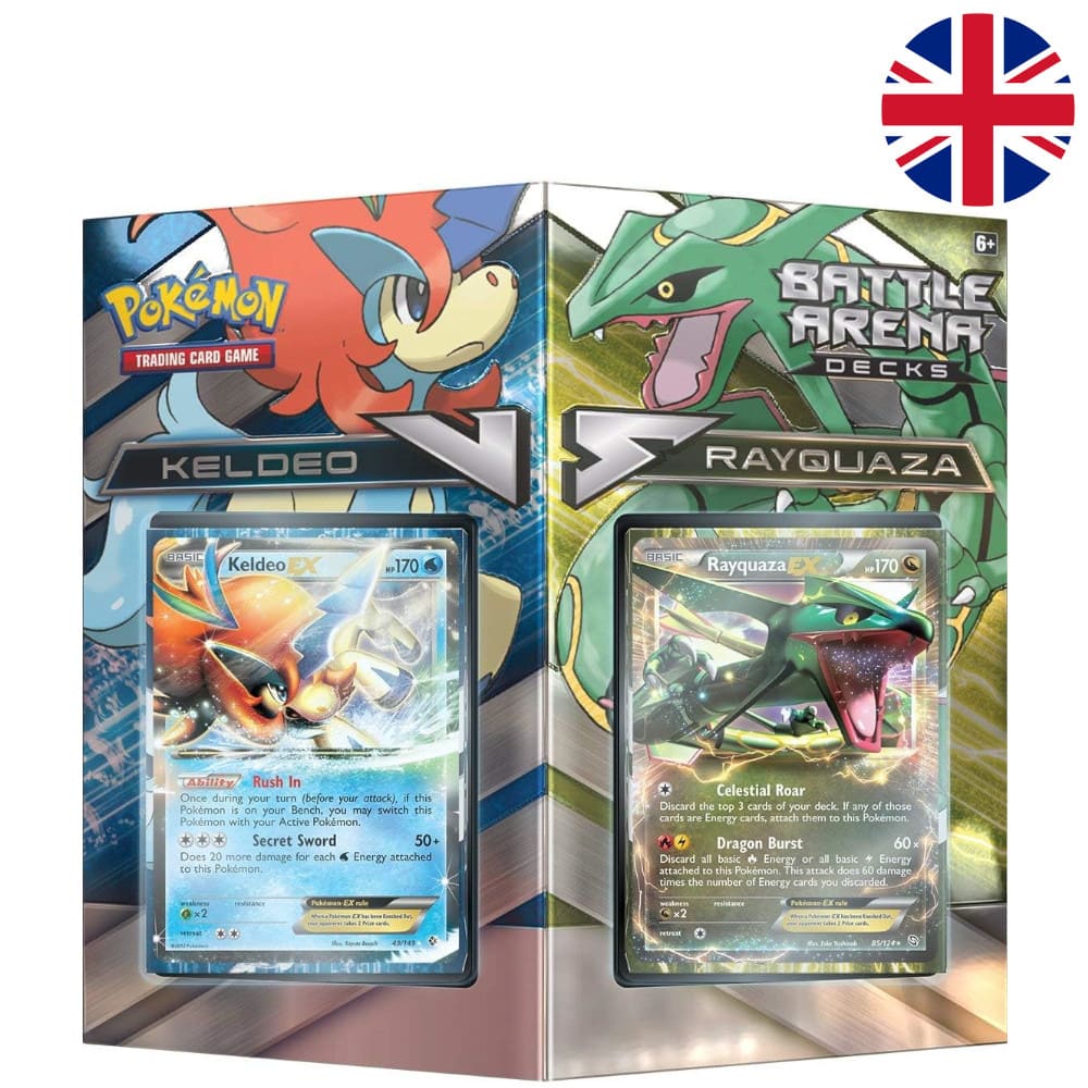 Pokemon Battle Arena Decks Rayquaza vs Keldeo English