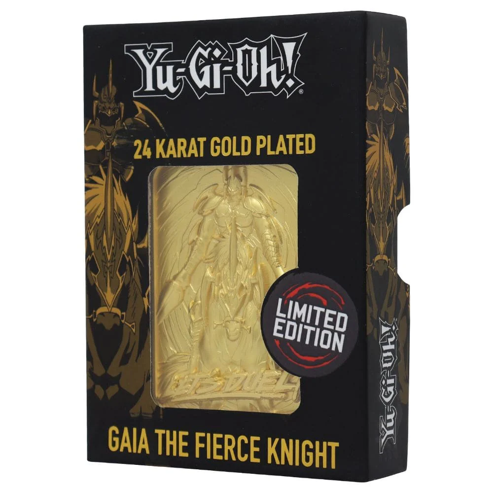 Yu-Gi-Oh! 24k Gold Plated Collectible Gaia the Fierce Knight