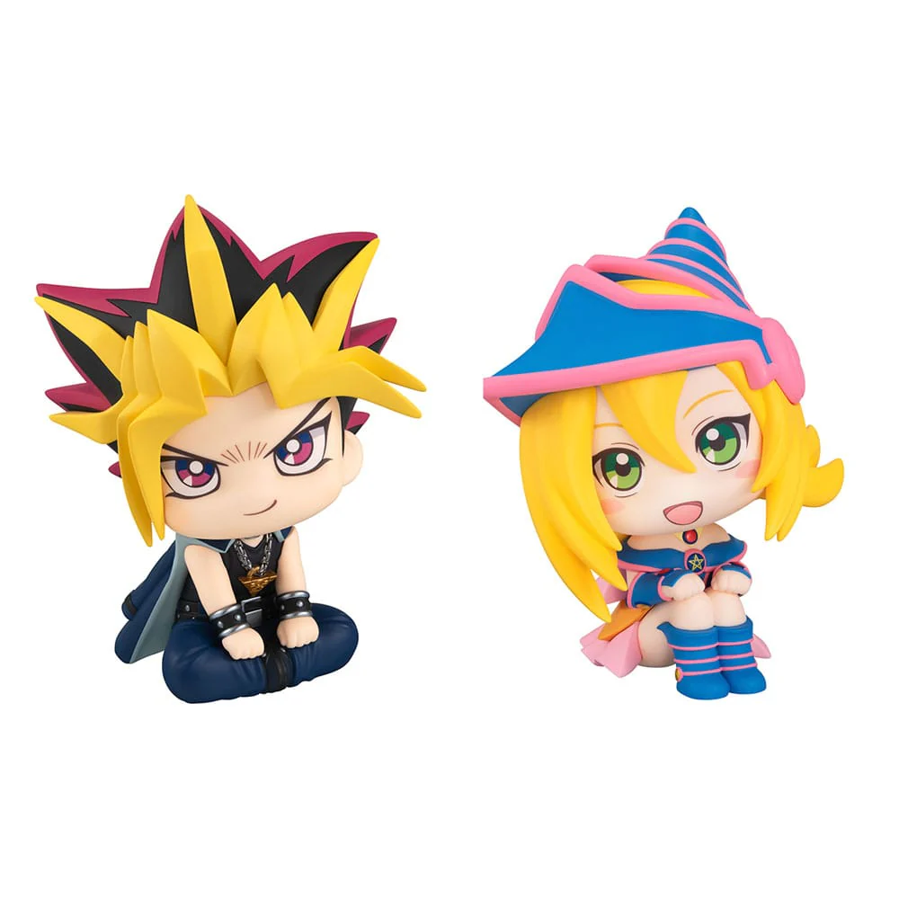 Yu-Gi-Oh! Duel Monsters Look Up PVC Statue Yami Yugi & Dark Magician Girl Set 11cm