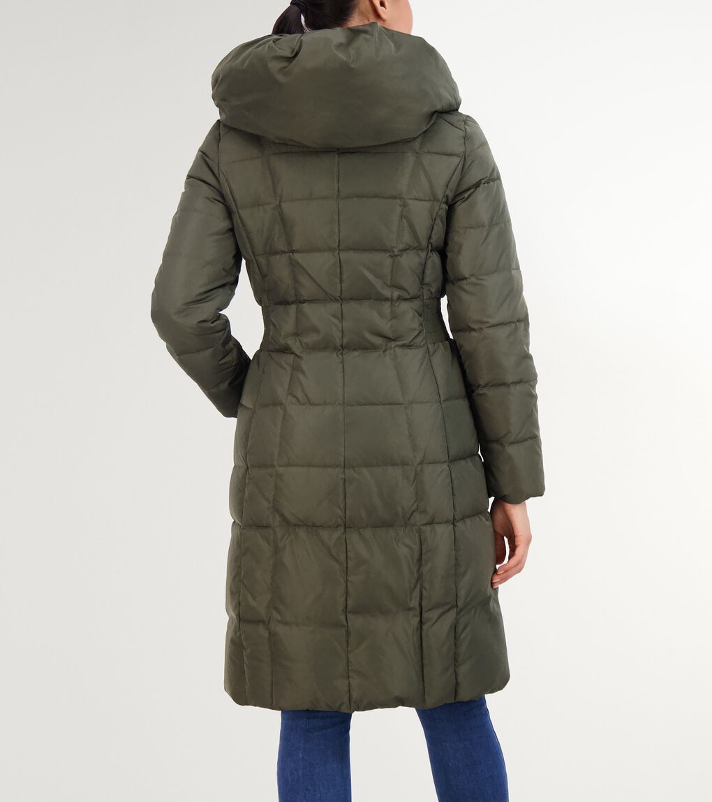 Women's 40" Signature Hooded Taffeta Down Coat