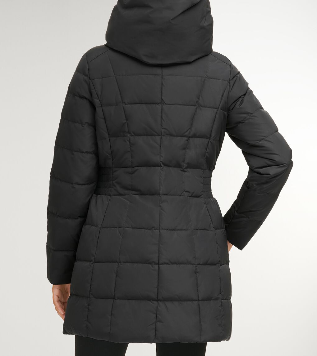 Women's 32" Signature Hooded Taffeta Down Coat