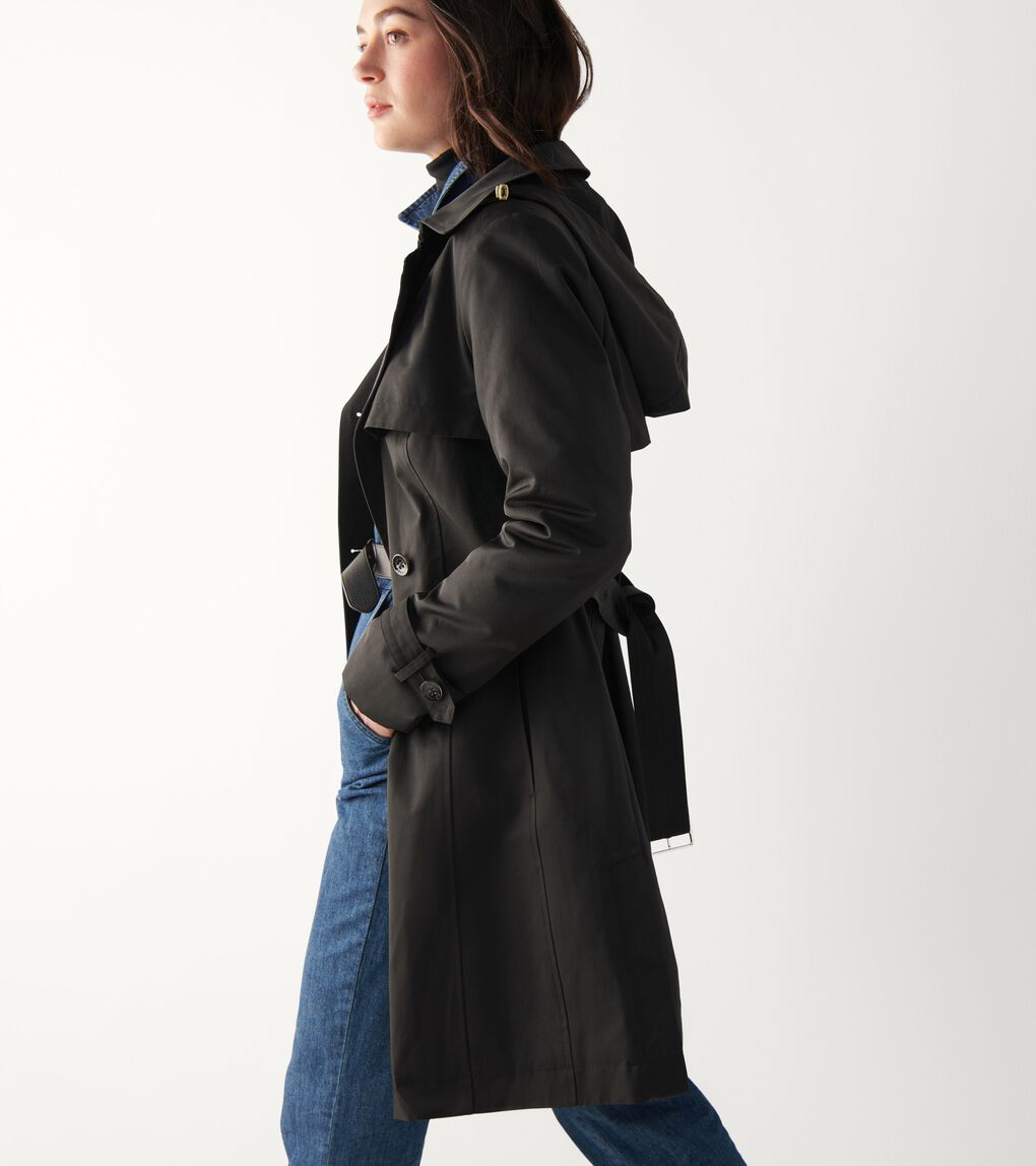Women's Cotton Rain Trench Coat