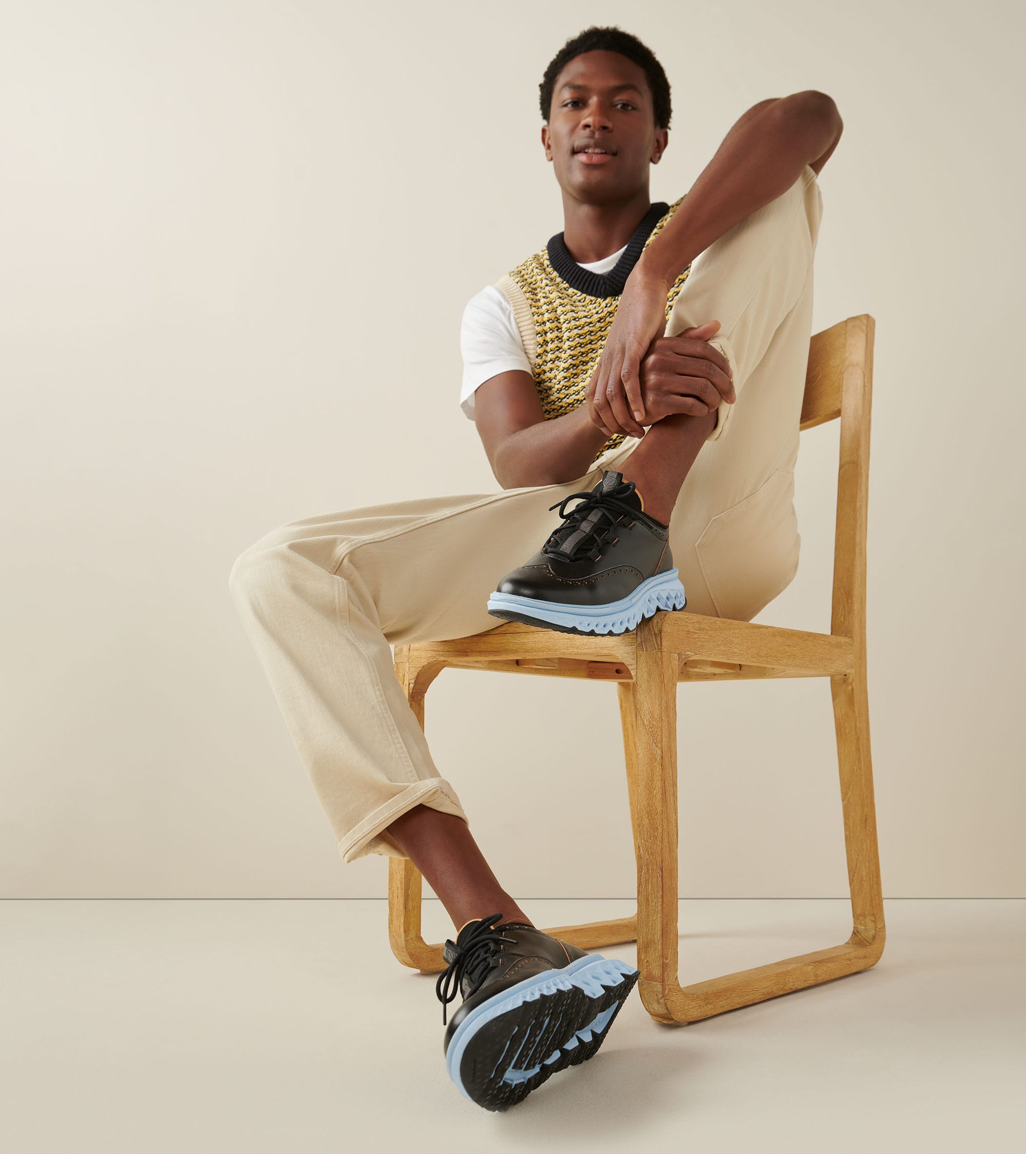 Men's 5.ZERØGRAND Wingtip Oxford