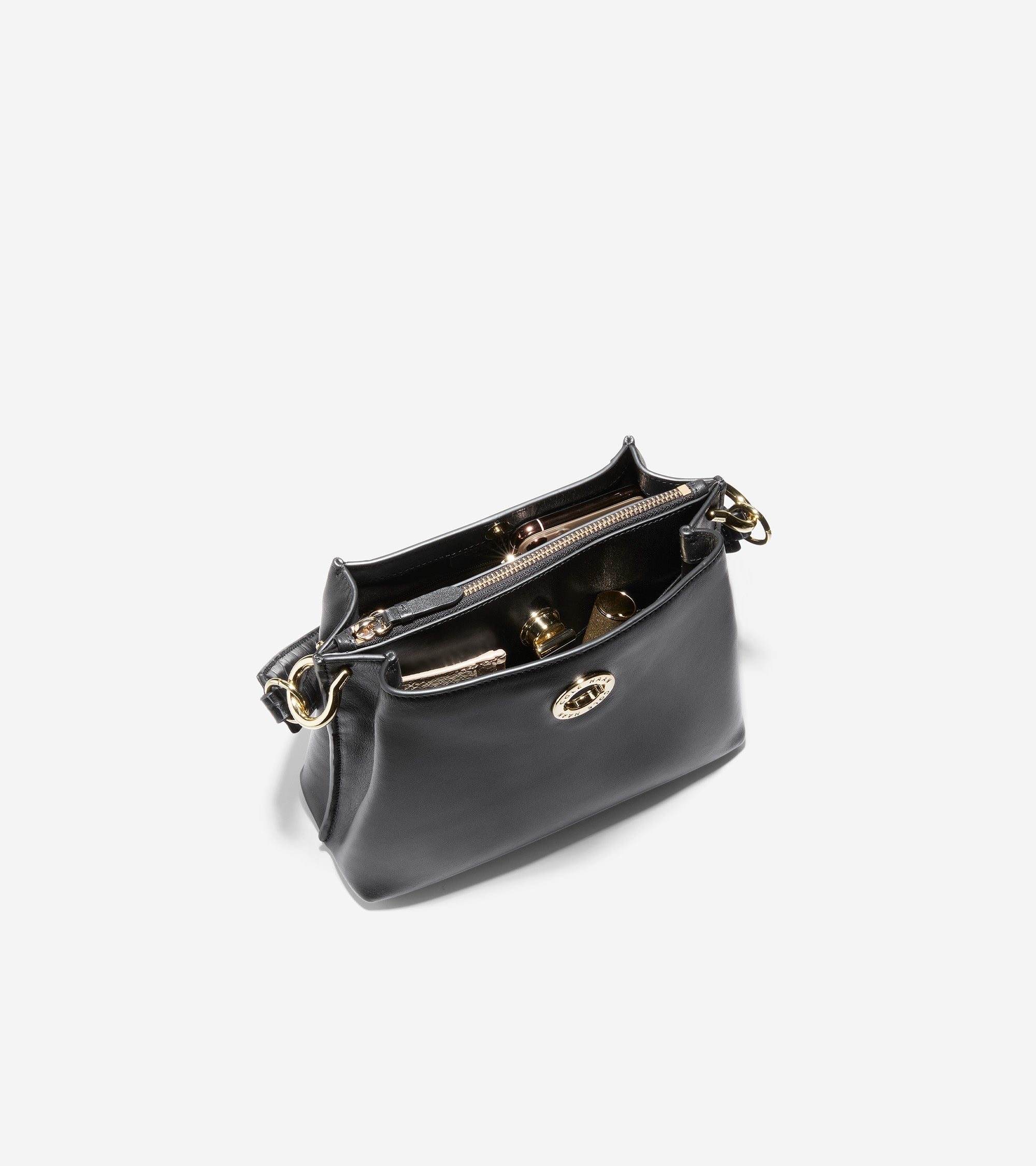 Women's Small Turnlock Bucket Bag