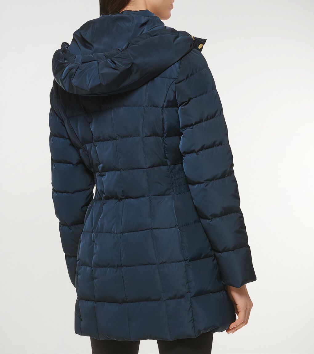 Women's 32" Signature Hooded Taffeta Down Coat