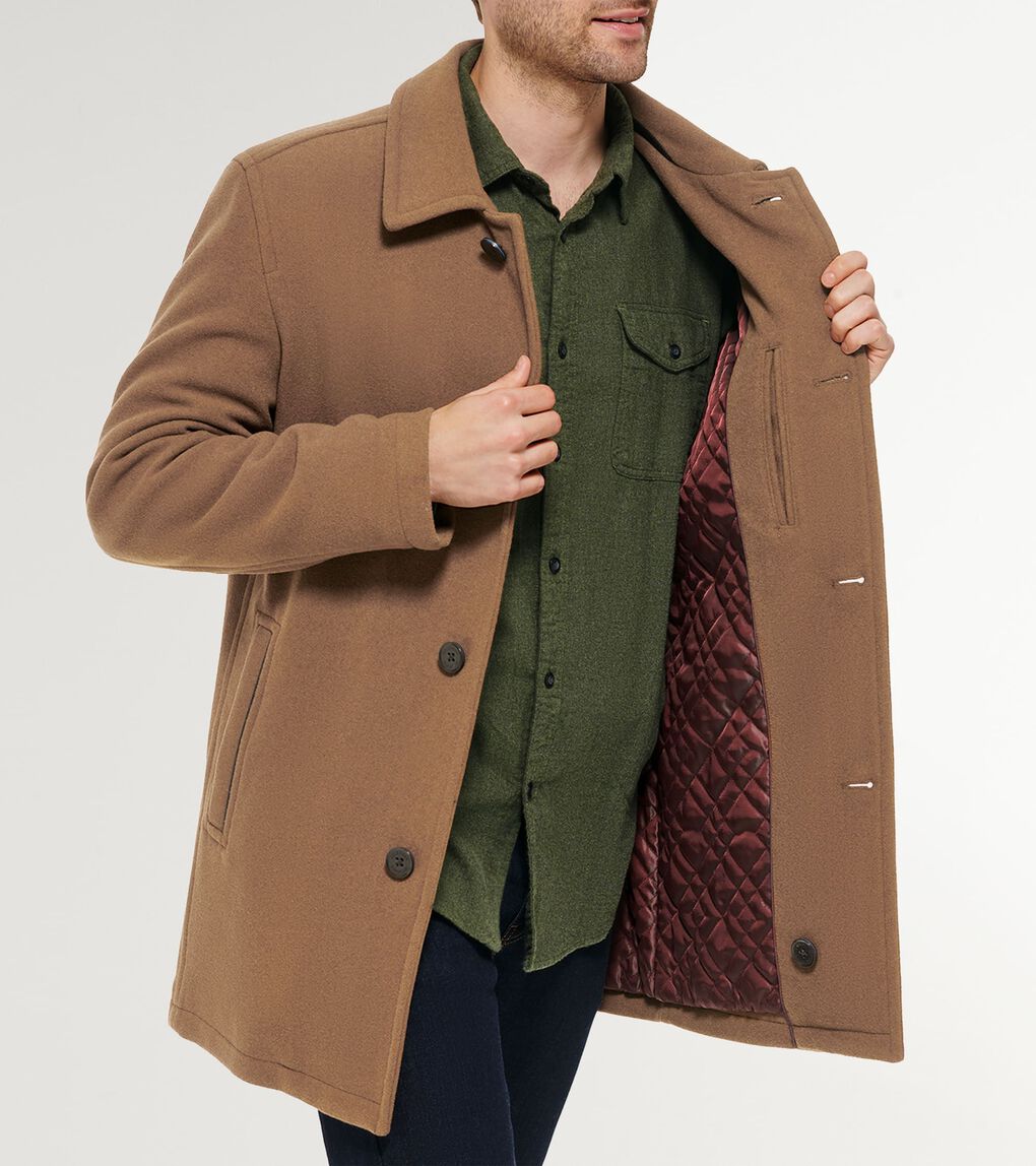 Men's Wool Car Coat