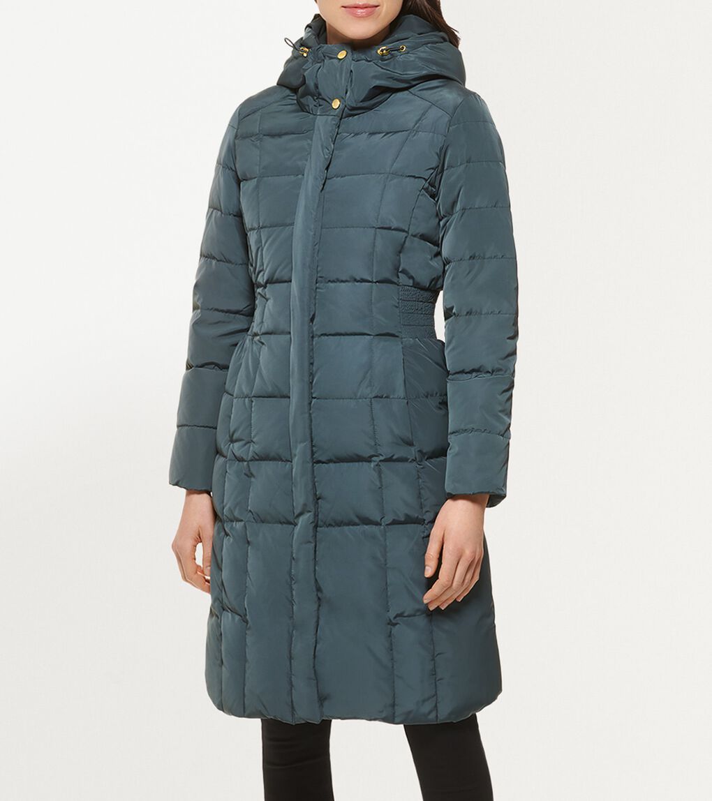 Women's 40" Signature Hooded Taffeta Down Coat