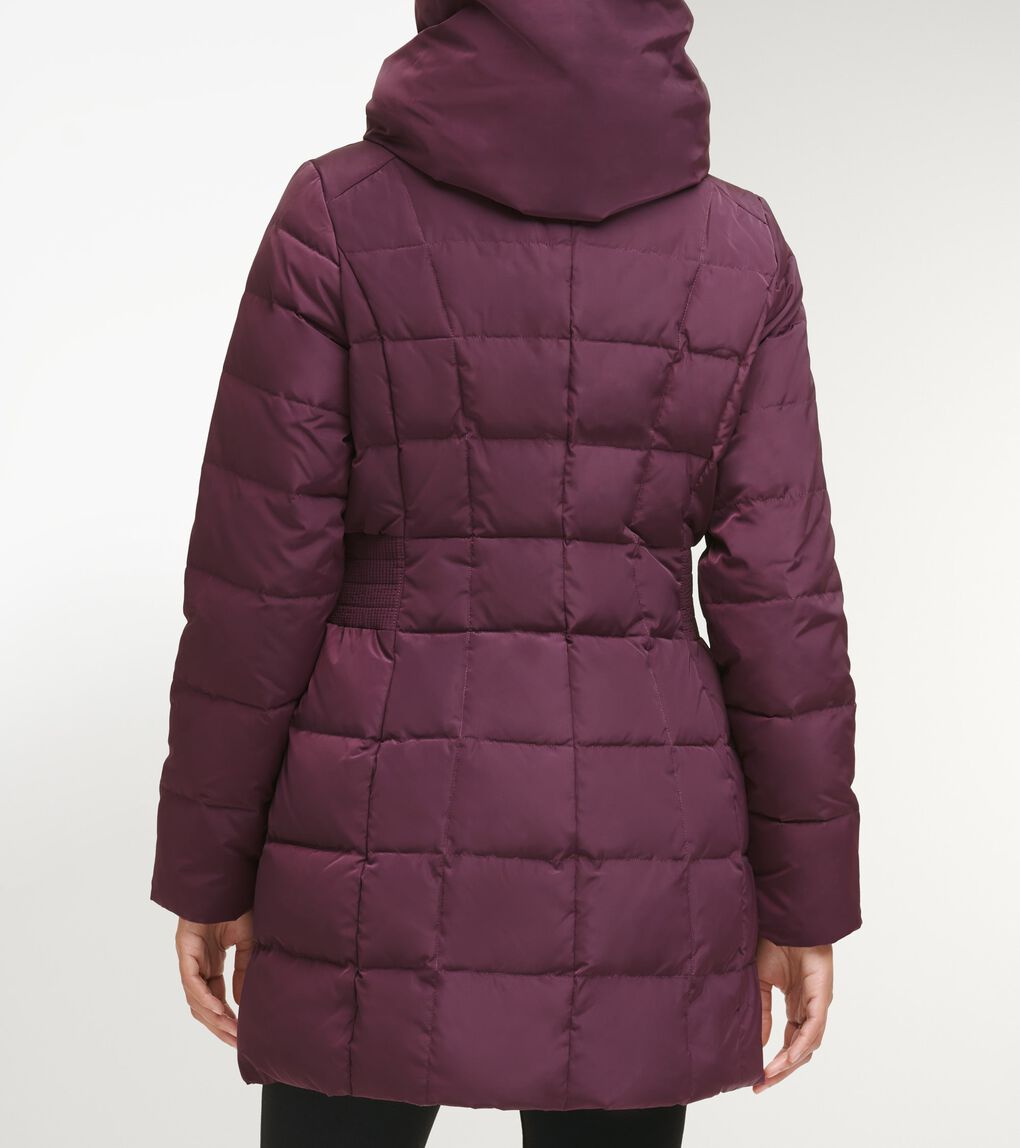 Women's 32" Signature Hooded Taffeta Down Coat