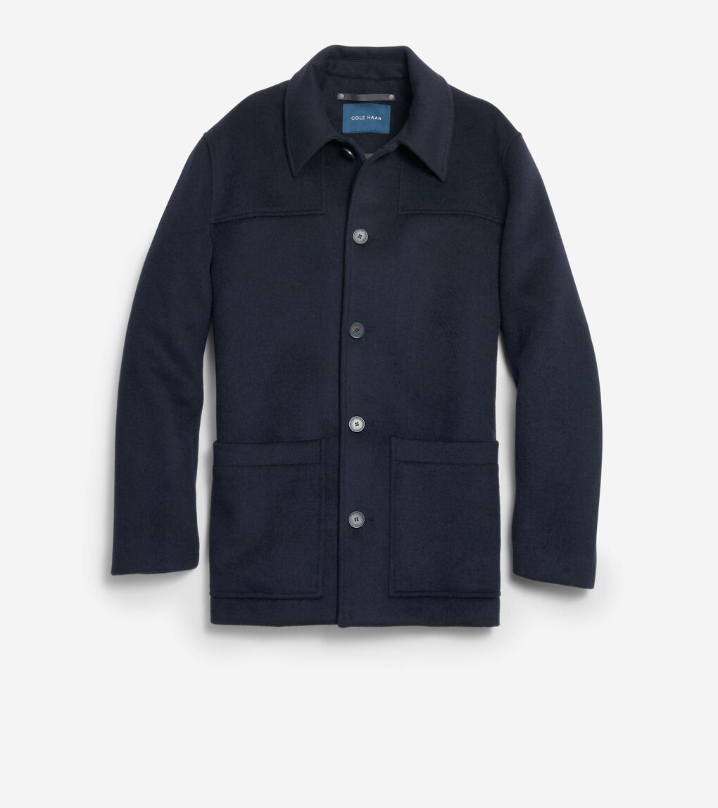 Men's Wool Patch Pocket Jacket