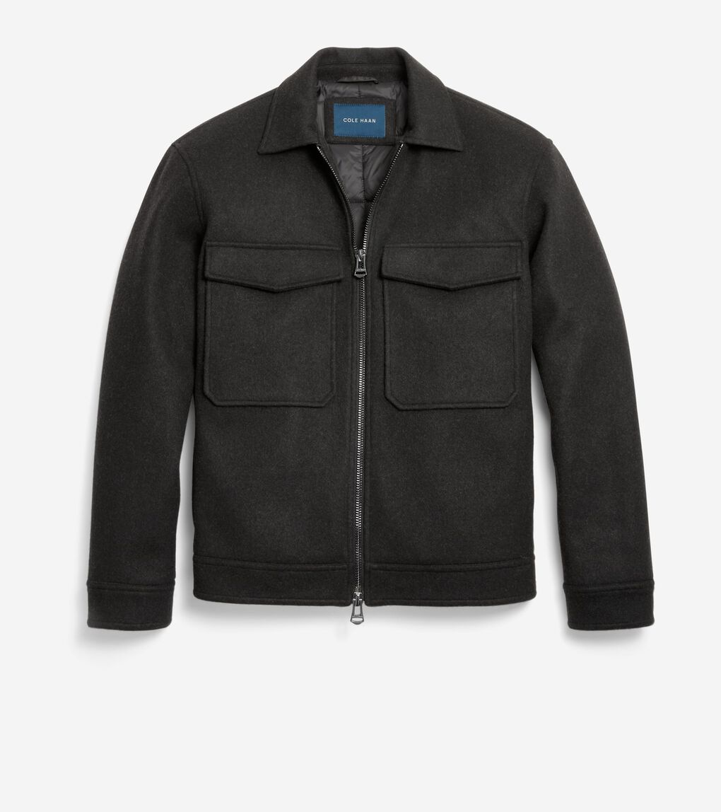 Men's Short Wool Jacket