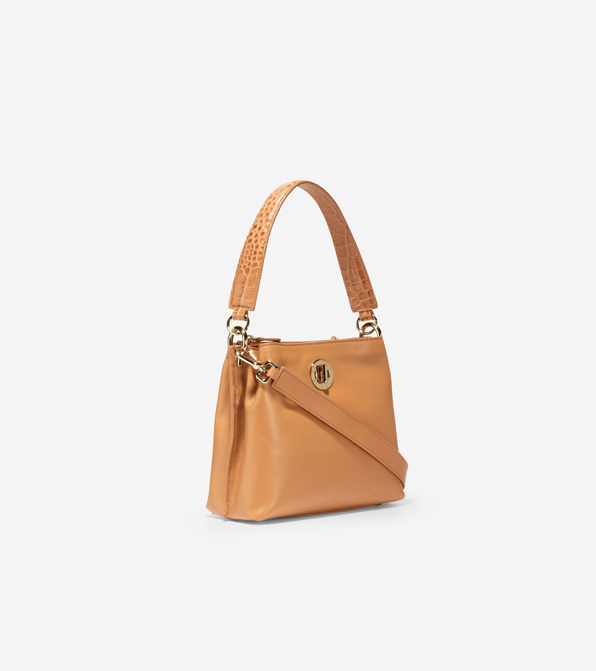 Women's Small Turnlock Bucket Bag