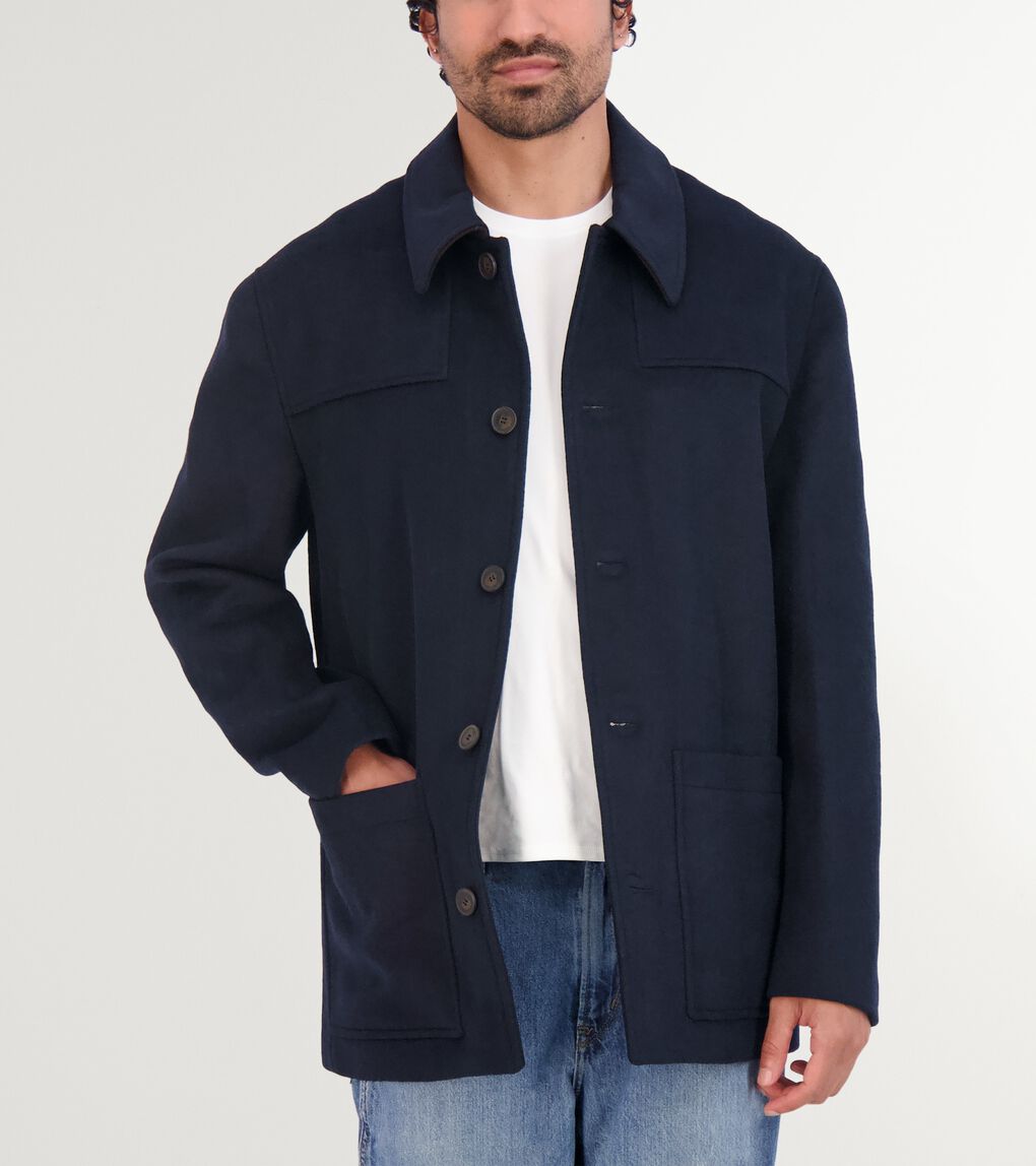 Men's Wool Patch Pocket Jacket