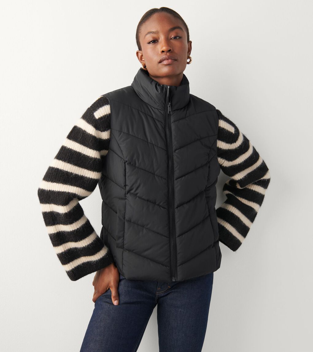 Women's Chevron Quilted Vest
