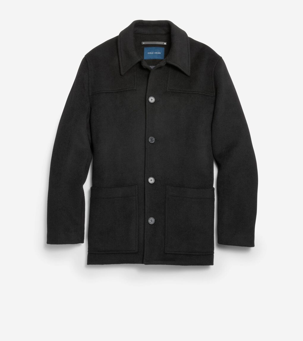 Men's Wool Patch Pocket Jacket