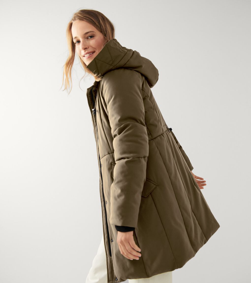 Women's Water Resistant Stretch Twill Parka