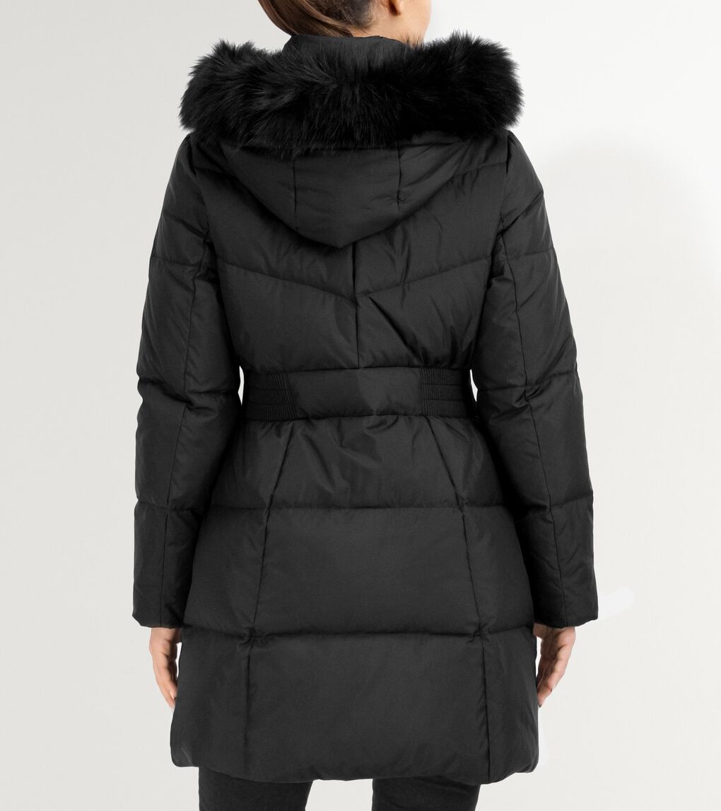 Women's Essential Down Coat with Removable Fur