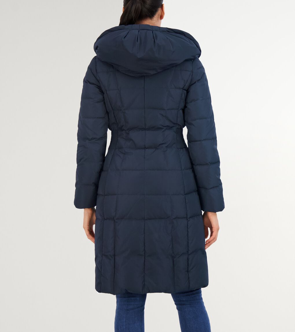 Women's 40" Signature Hooded Taffeta Down Coat