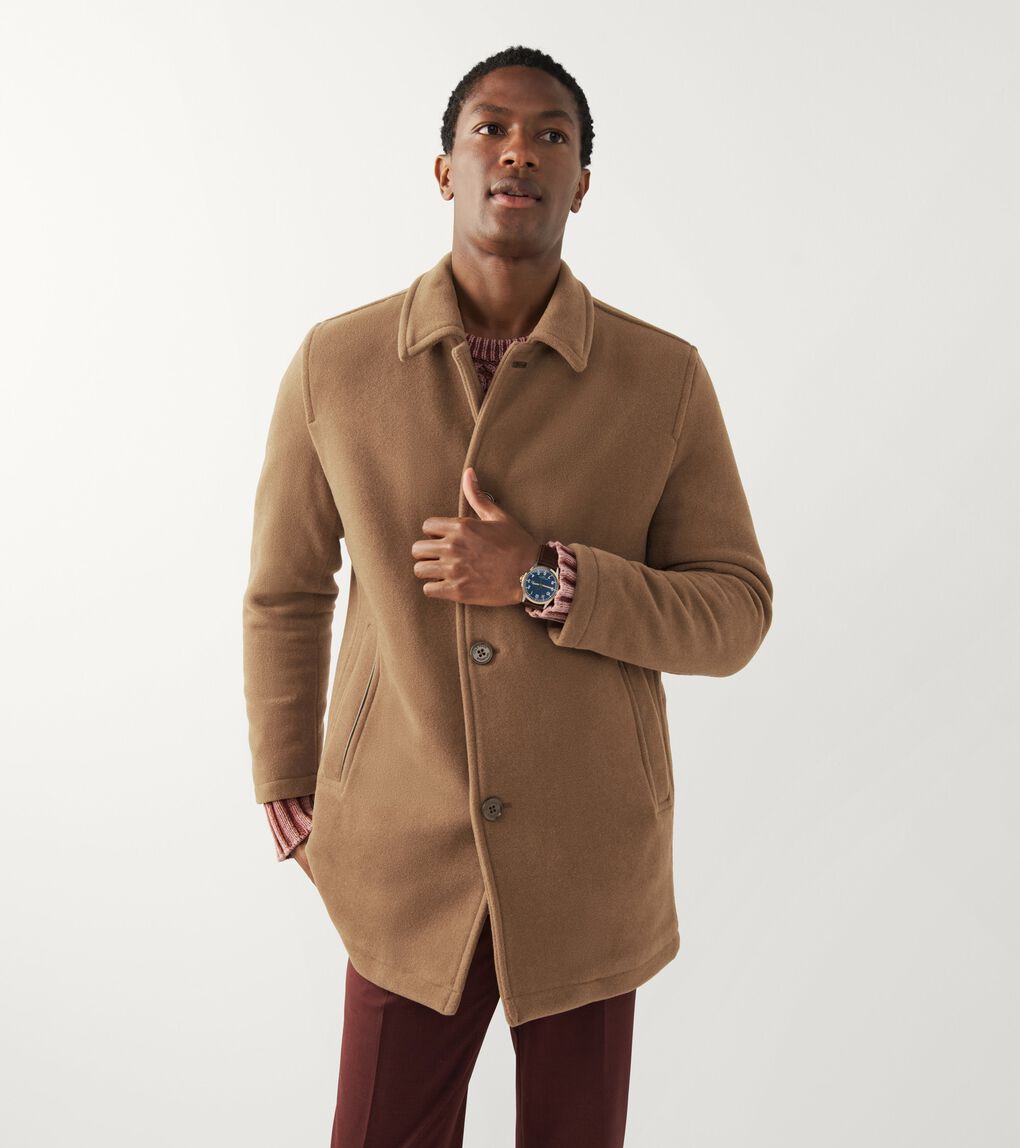 Men's Wool Car Coat