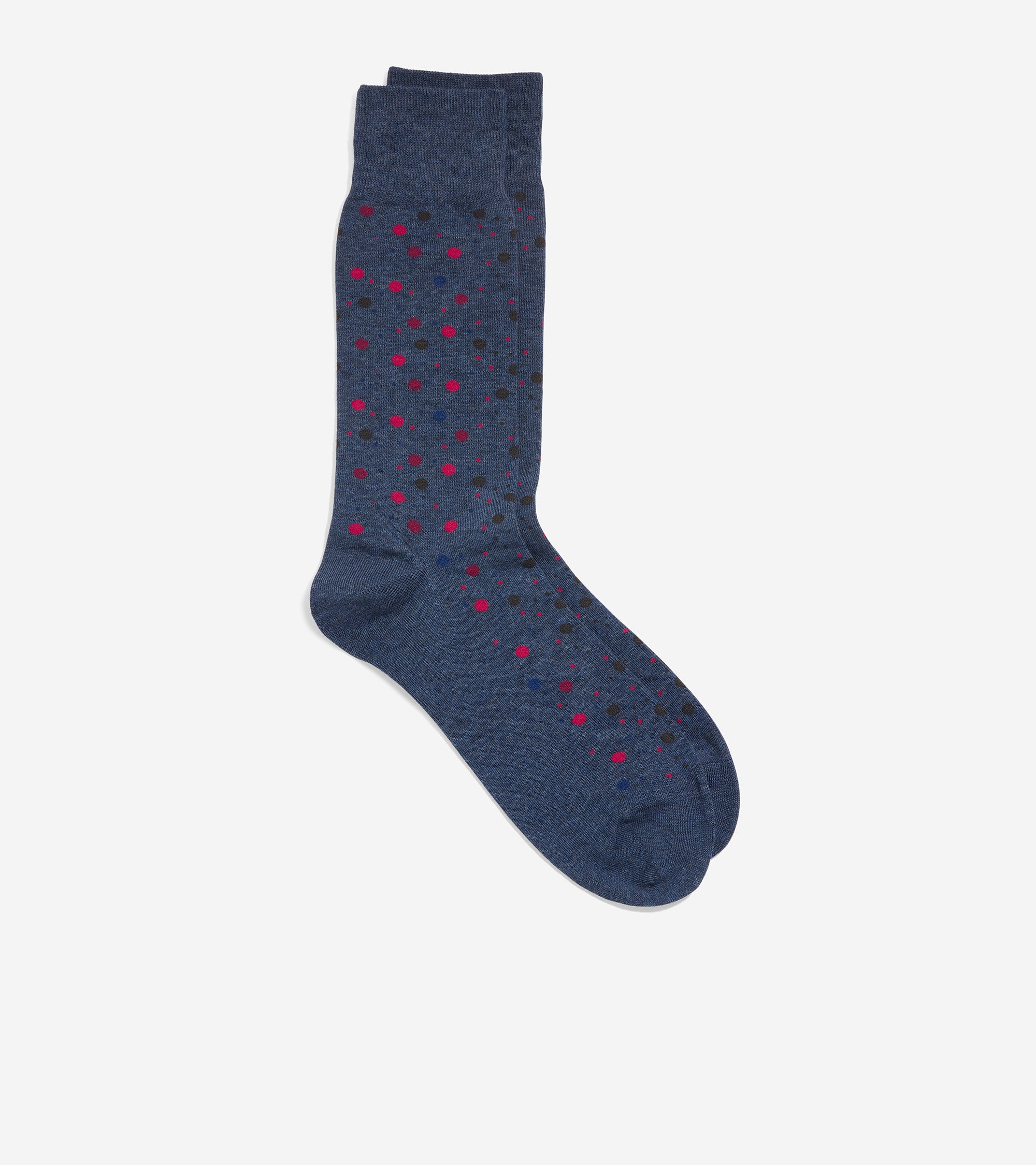 Men's Dot Dress Crew Socks