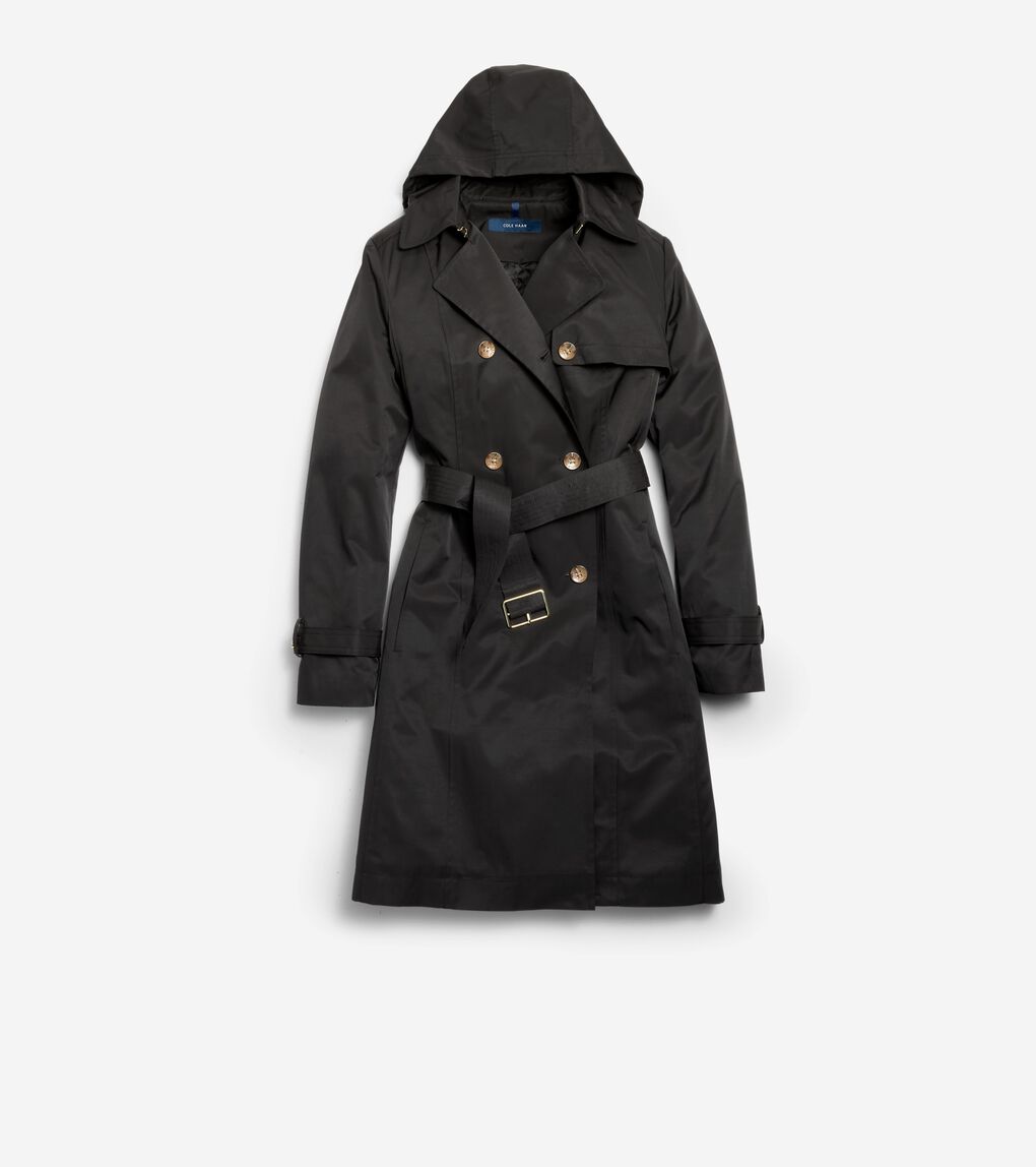 Women's Cotton Rain Trench Coat