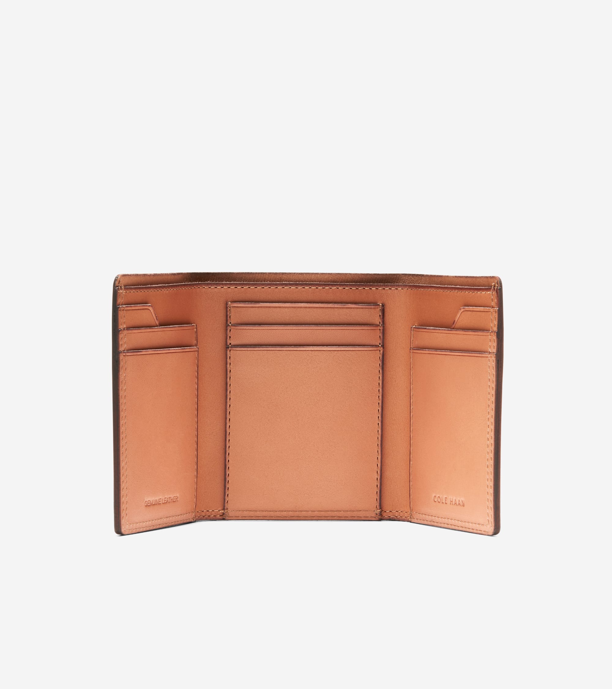 Men's Raw Cut Vachetta Trifold Wallet