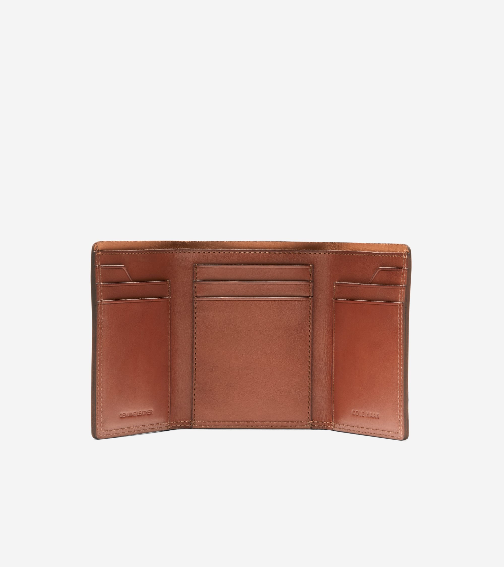 Men's Raw Cut Vachetta Trifold Wallet