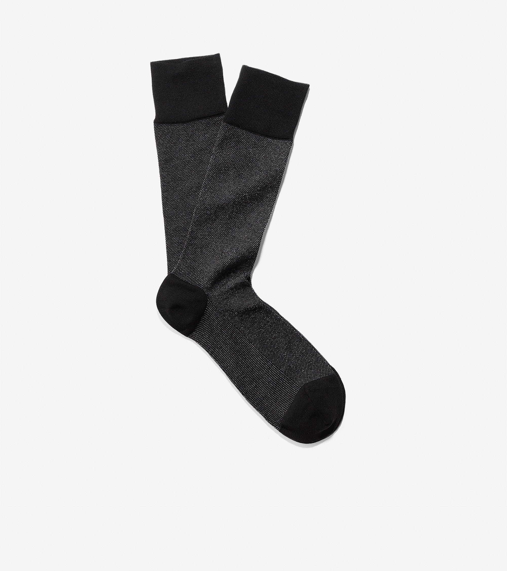 Men's Pique Textured Crew Socks